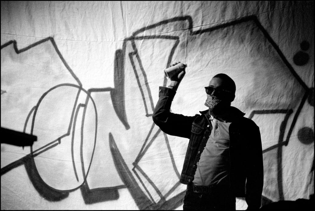 American grafitti artist DONDI in November 1982. Photo by David Corio/Redferns.