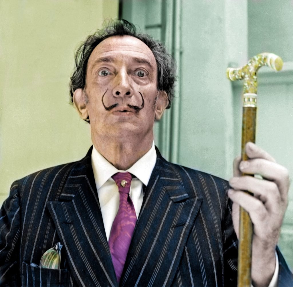 Salvador Dali, 1966. Photo: Jack Mitchell / Getty Images.
