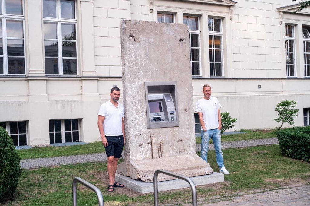 Artist Duo Elmgreen and Dragset on Why They Installed a 24-Hour ATM Into a  Section of the Berlin Wall