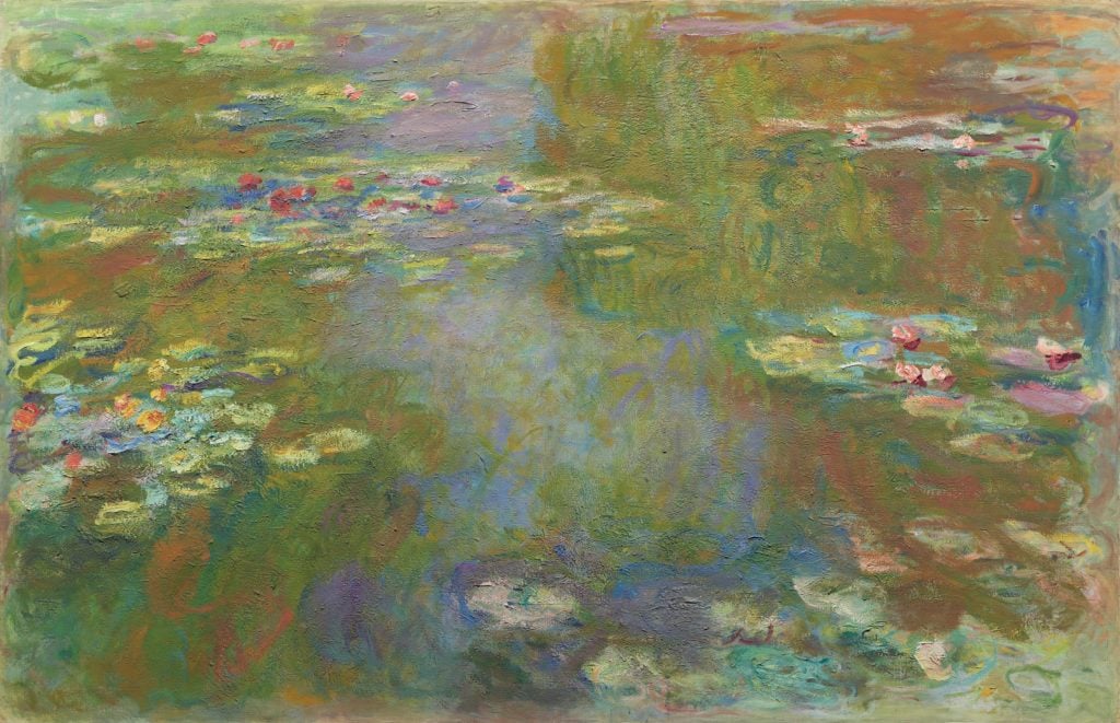 Claude Monet, <i>Water Lily Pond</i> (1917-19). The Art Institute of Chicago. 