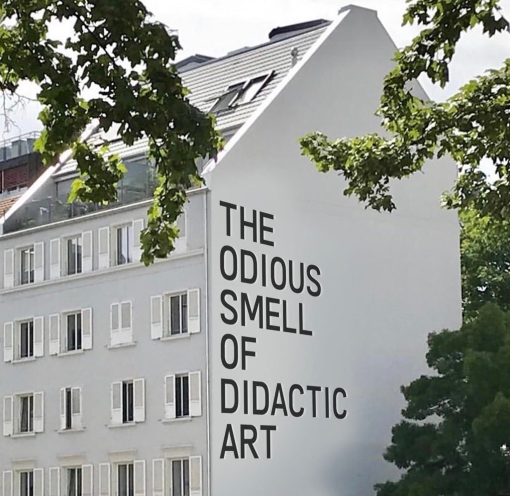 My take on Rirkrit Tiravanija’s The Odious Smell of Truth. To me the truth smells delicious! Image collage courtesy of Kenny Schachter.