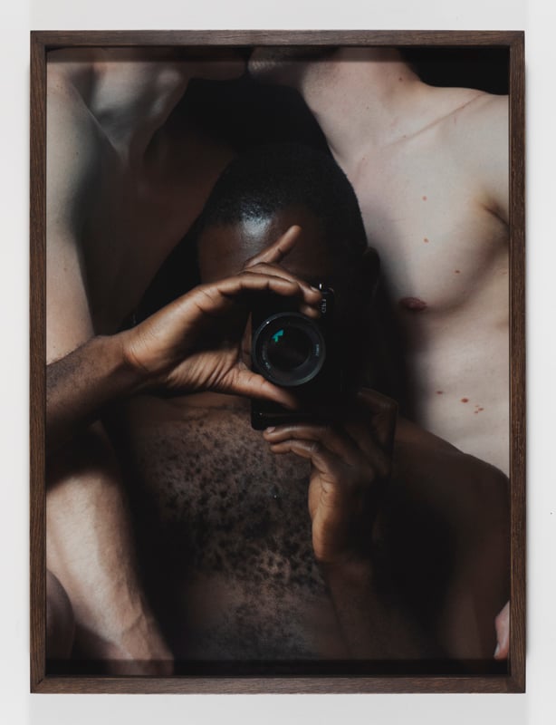 Paul Mpagi Sepuya, Darkroom Mirror Portrait (_2060194), 2017. Courtesy of the artist and Team Gallery.