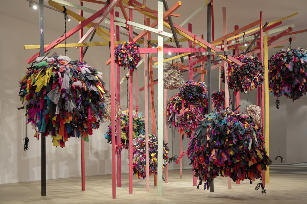 Phyllida Barlow for Masterpiece Presents at Masterpiece London 2019. Courtesy the artist and Hauser & Wirth. Photo by Alex Delfanne. 