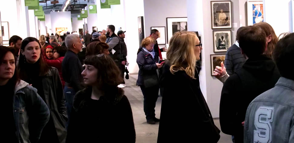 Guests at the Photography Show by AIPAD in 2019. Photo by Kristina Nazarevskaia for galleryIntell, courtesy of AIPAD. 