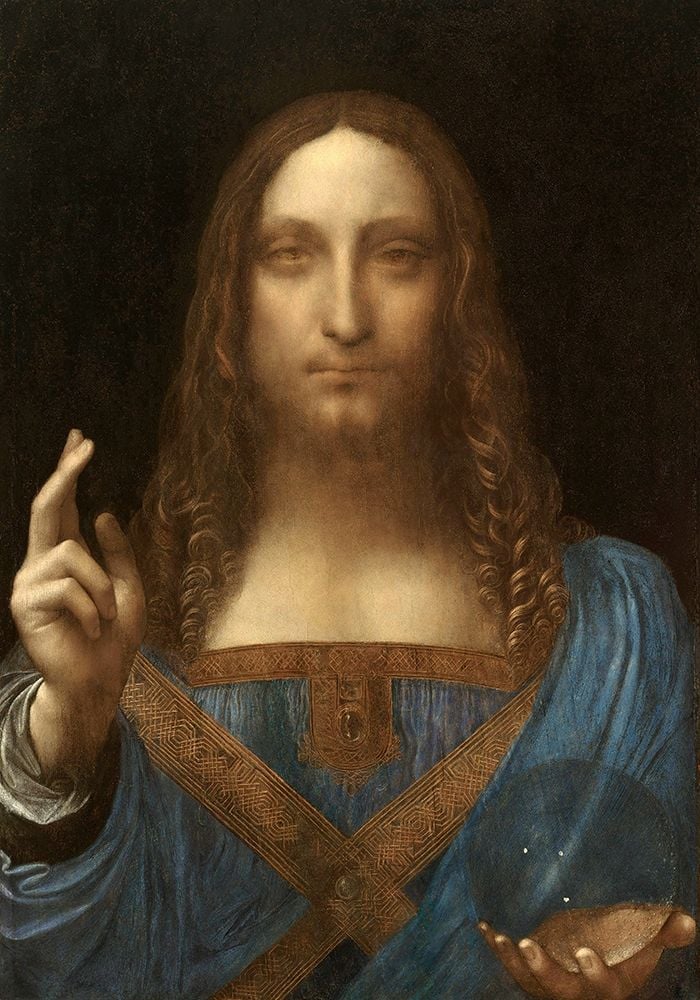 Leonardo da Vinci, Salvator Mundi (ca. 1500). Courtesy of Christie's Images Ltd.
