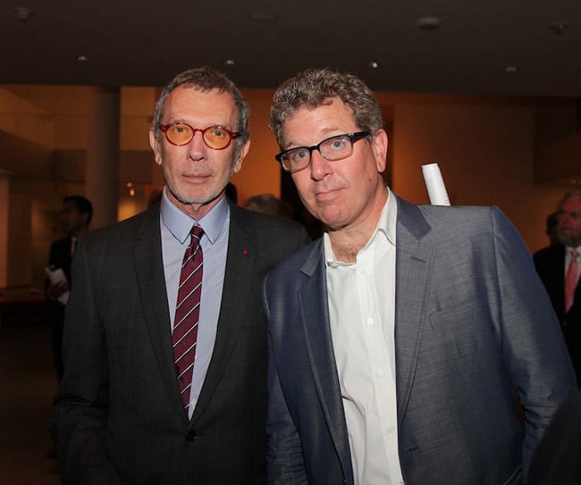 Arne and Marc Glimcher. Photo courtesy Pace Gallery.