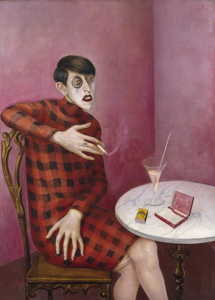 Otto Dix, Portrait of the journalist Sylvia von Harden (1926). Courtesy of Centre Georges Pompidou.