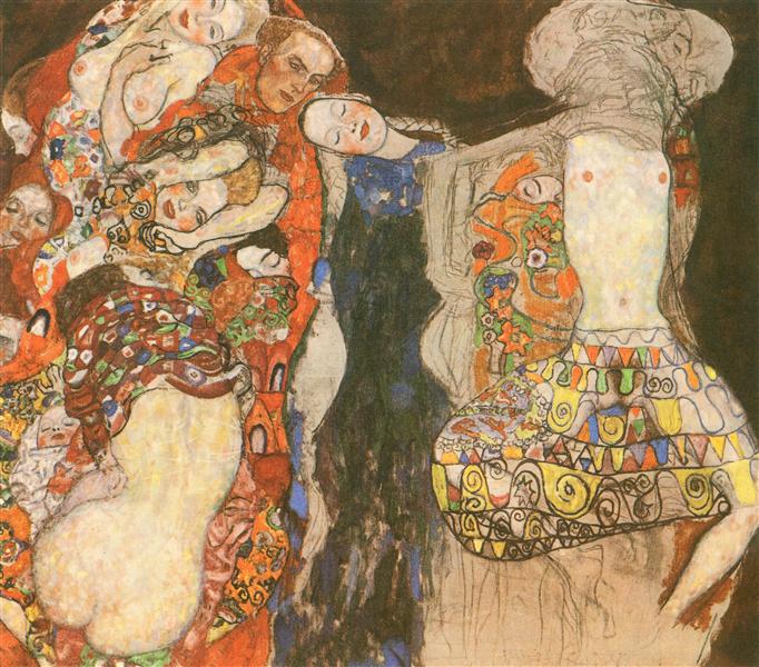 Gustav Klimt, <i>The Bride</i> (1918). Courtesy of Google Arts & Culture. 