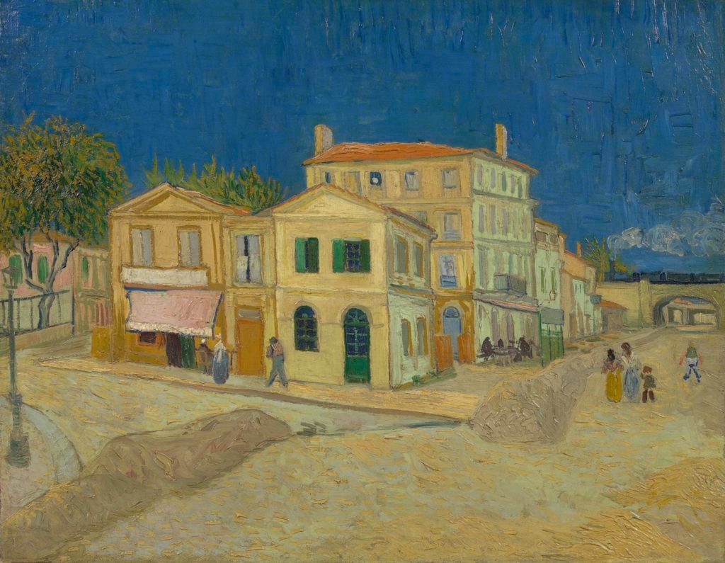Vincent van Gogh, <i>The Yellow House (The Street)</i> (1888). Image courtesy Van Gogh Museum, Amsterdam (Vincent van Gogh Foundation).