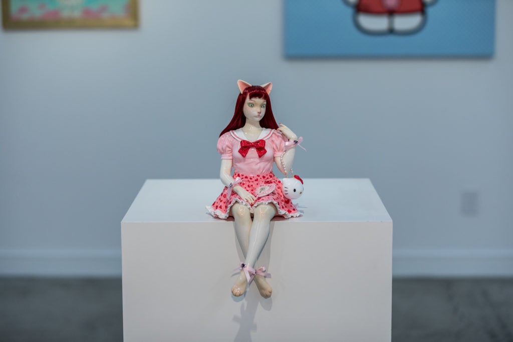 Tina Yu, Miss Kitty. Courtesy of the artist and Corey Helford Gallery.
