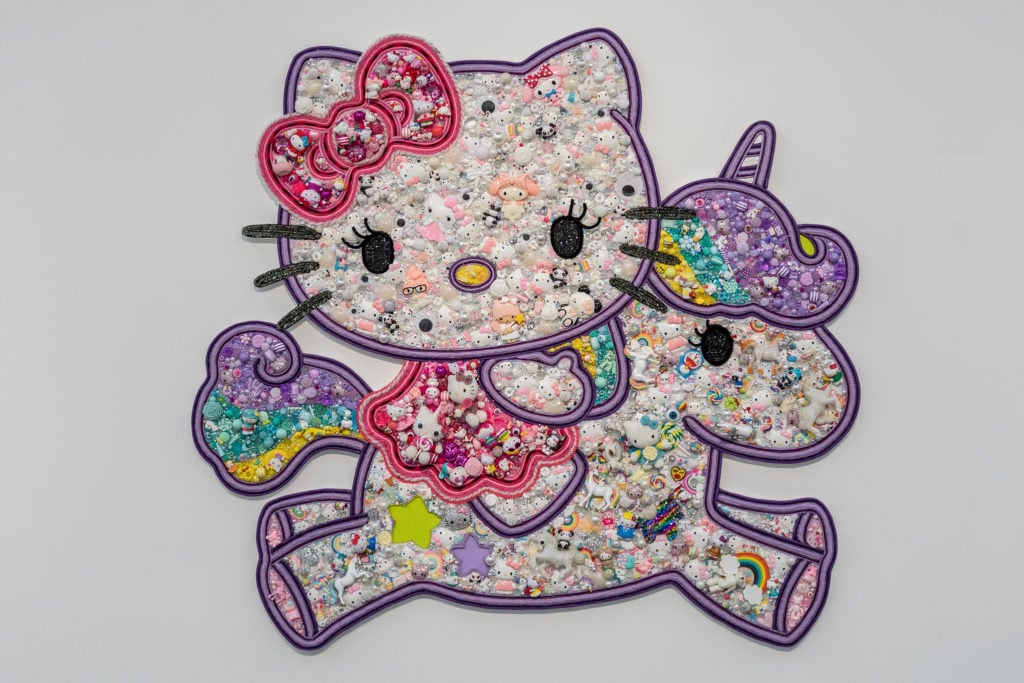 Christybomb, <i>Hello Kitty Confection</i> (2019). Courtesy of the artist and Corey Helford Gallery. 