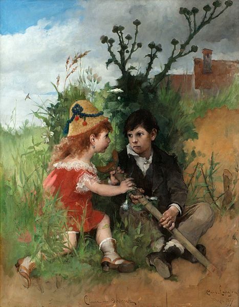 Carl Larsson, Clair-Obscur (1877). 