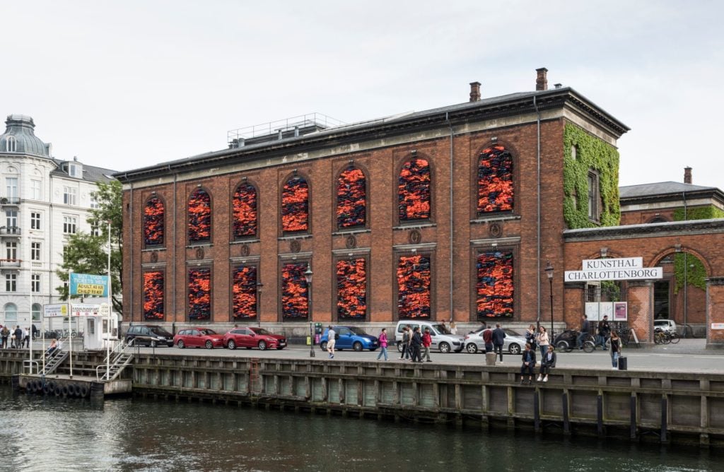 Ai Weiwei, Soleil Levant (2017). Installation view, Kunsthal Charlottenborg, 2017