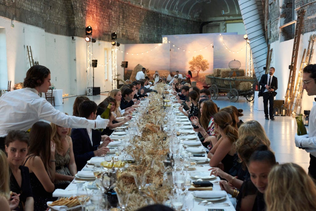 Chanel's dinner to celebrate the launch of the new jewelry collection. Courtesy of Chanel.