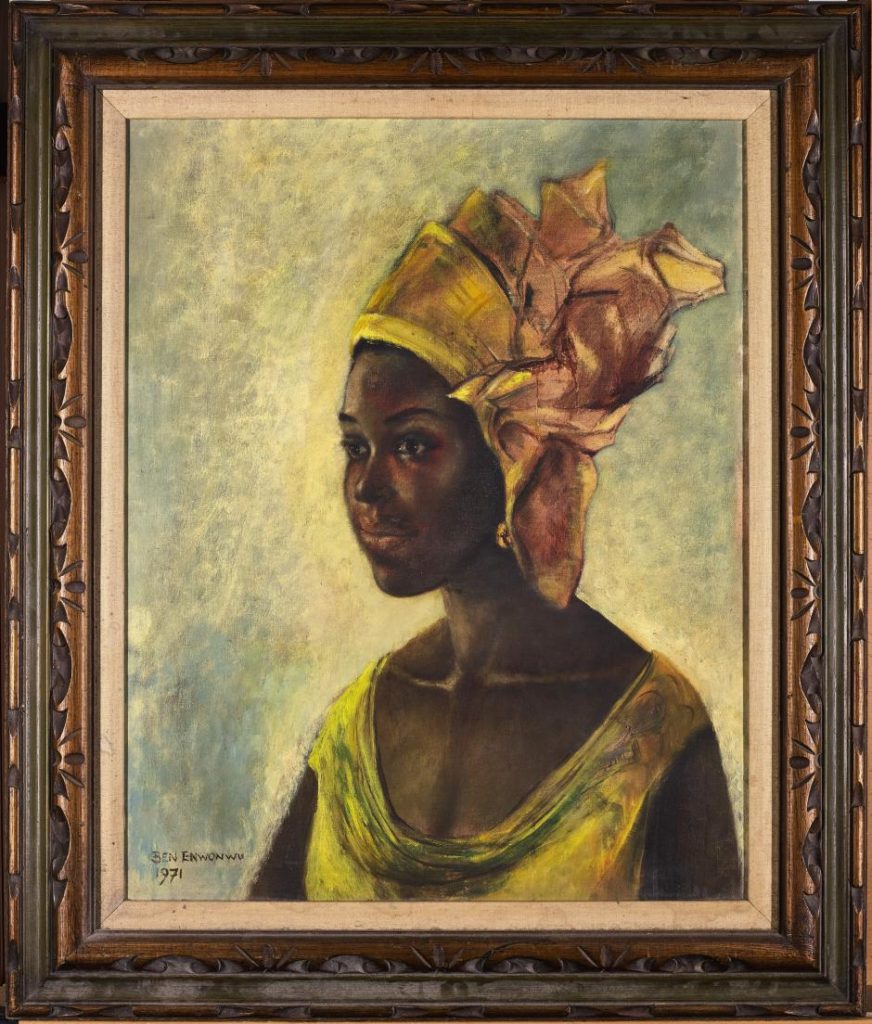 Ben Enwonwu, Christine (1971). Courtesy of Sotheby's.