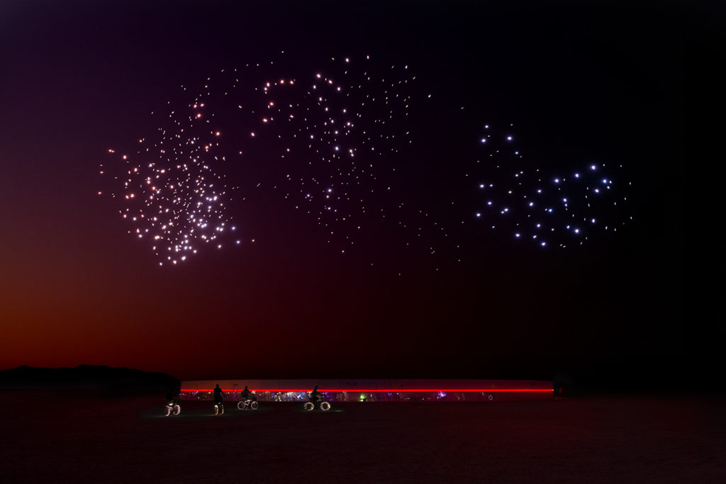 Studio Drift, Franchise Freedom at Burning Man. Photo by Rahi Rezvani.