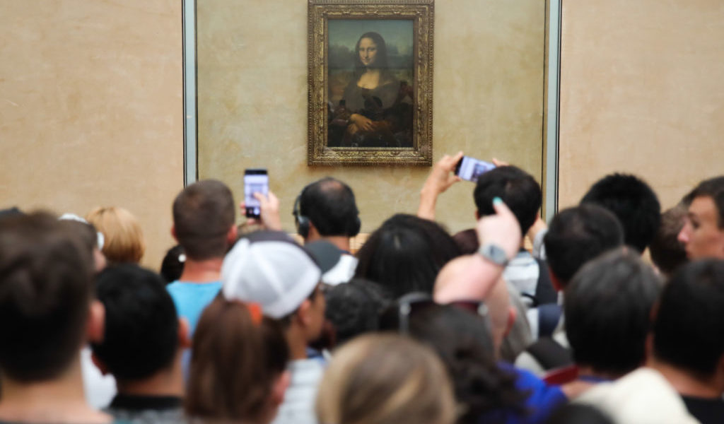 Leonardo da Vinci's Mona Lisa. Photo by Jakub Porzycki/NurPhoto via Getty Images.