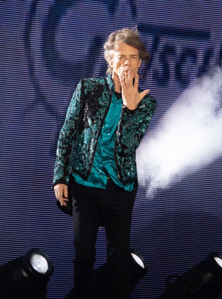 Mick Jagger onstage as the Rolling Stones perform for the North American run of their 'NO FILTER' Tour at Burl's Creek Event Grounds on June 29, 2019 in Oro Station, Canada. (Photo by George Pimentel/Getty Images)