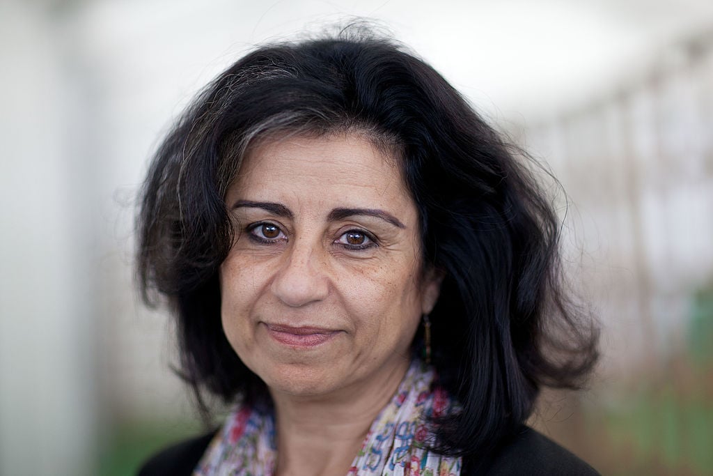 Egyptian writer Ahdaf Soueif in 2012. Photo by David Levenson/Getty Images.