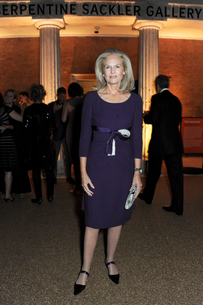 Dame Theresa Sackler attends a donors dinner hosted by Michael Bloomberg and Graydon Carter to celebrate the launch of the new Serpentine Sackler Gallery on September 24, 2013 in London, England. Photo: David M. Benett/Getty Images.