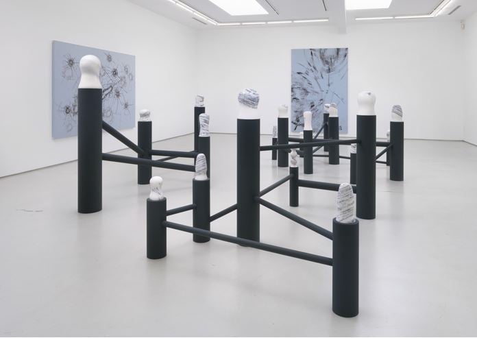 Installation view of Zhao Zhao Control at Roberts Projects.