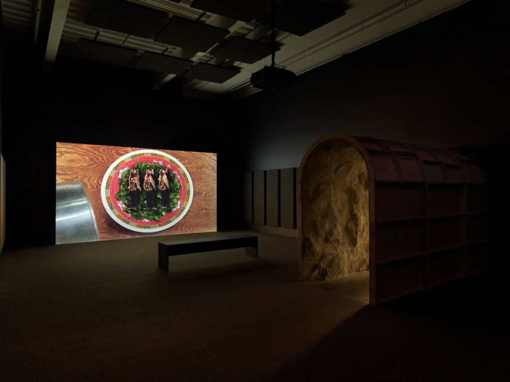 “Mika Rottenberg: Easypieces,” 2019. Exhibition view: New Museum, New York. Photo: Dario Lasagni