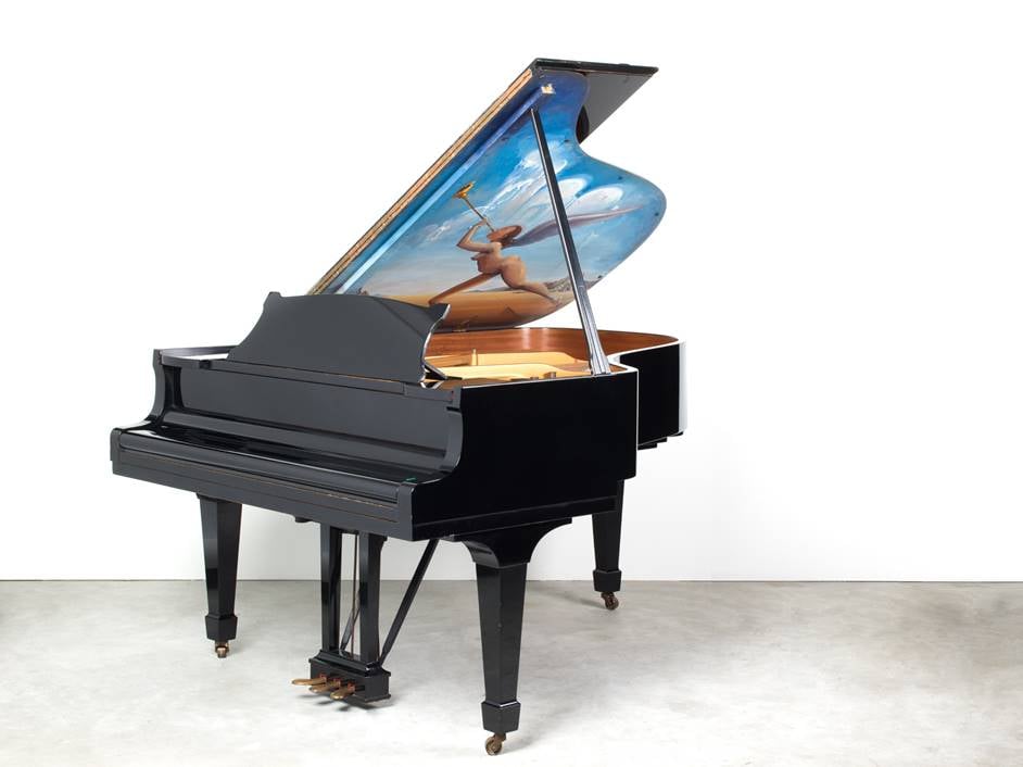 Salvador Dali Untitled (Known as the Piano of Mozart) 1965
