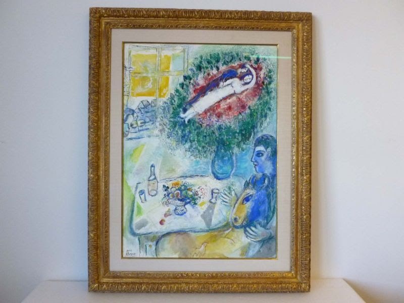 Marc Chagall, Reverie. Photo: Manhattan District Attorney's Office.