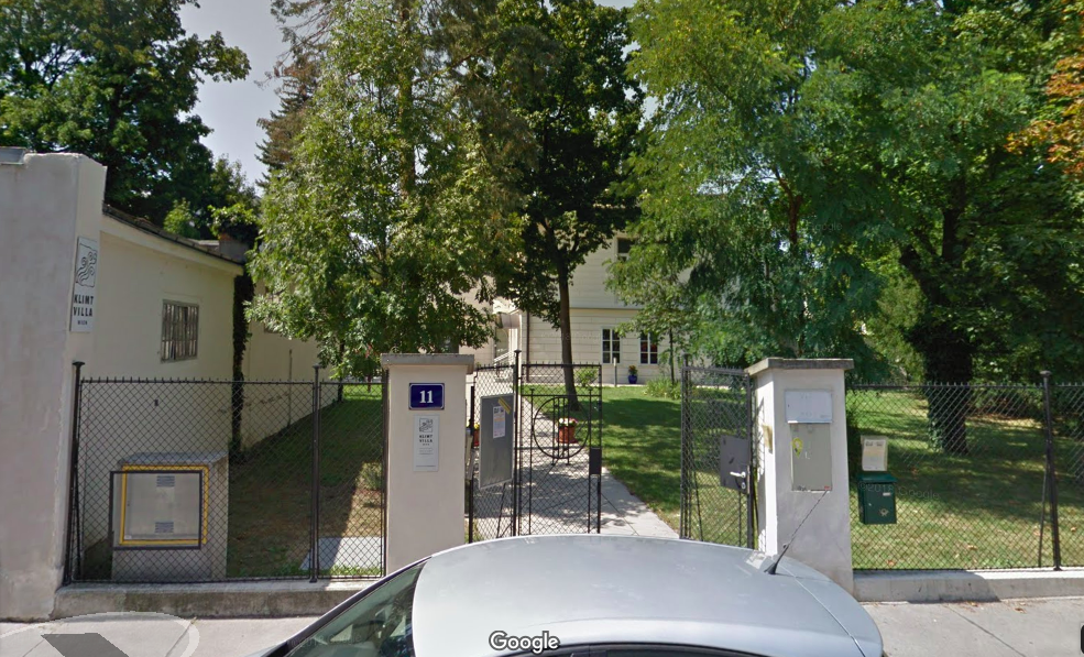 The Klimt villa in Vienna as seen from Google Street view.