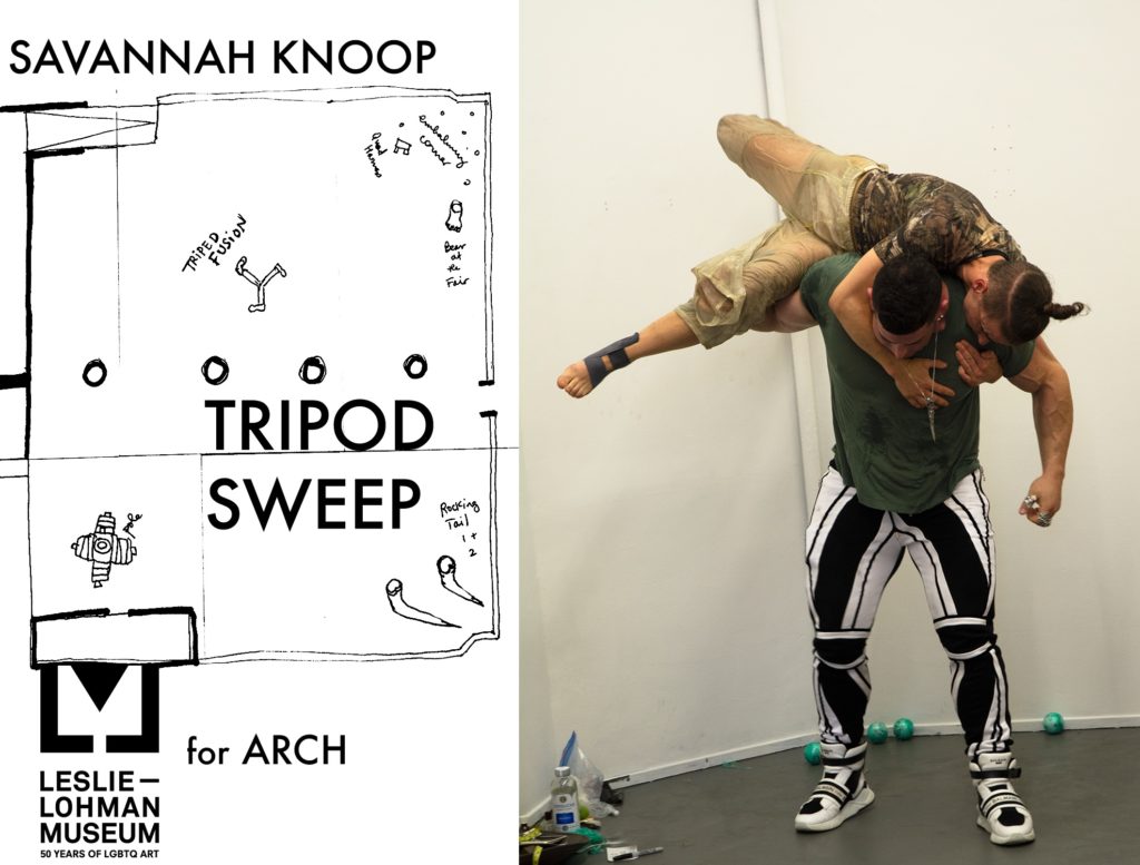 "Savannah Knoop: Tripod Sweep." Image courtesy of the artist and the Leslie-Lohman Museum. 