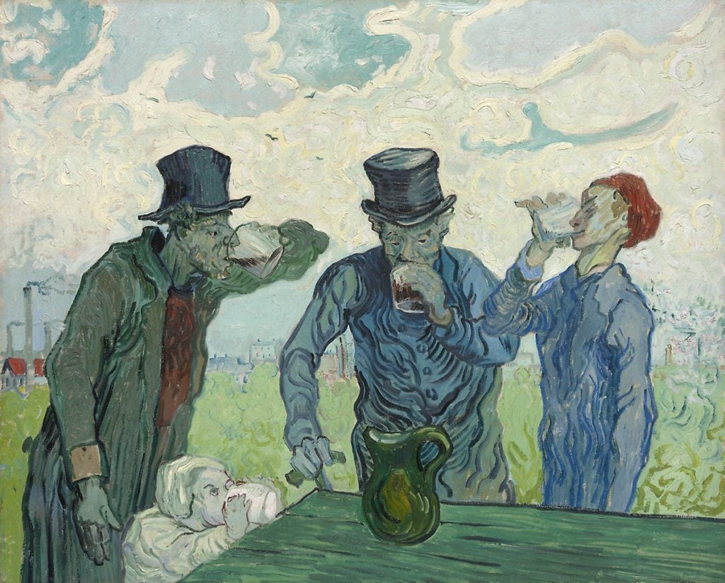 Vincent van Gogh, <i>The Drinkers</i> (1890). Courtesy of the Art Institute of Chicago. 