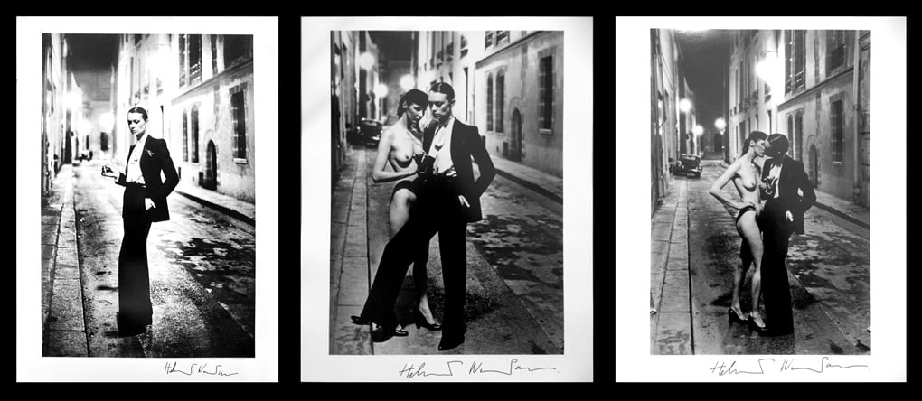 Rue Aubriot, Yves St Laurent, triptych (1975) Courtesy of ONGallery.