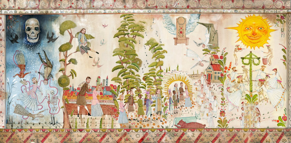 Mu Pan's mural for Midsommar (2019). Courtesy of the artist.