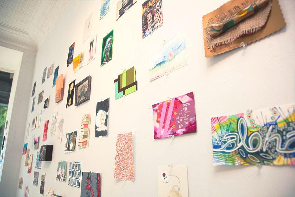 A past edition of the Priority Mail Mail Art Biennial at Ground Floor Gallery. Photo by Nicholas Drew Ground Floor Gallery.
