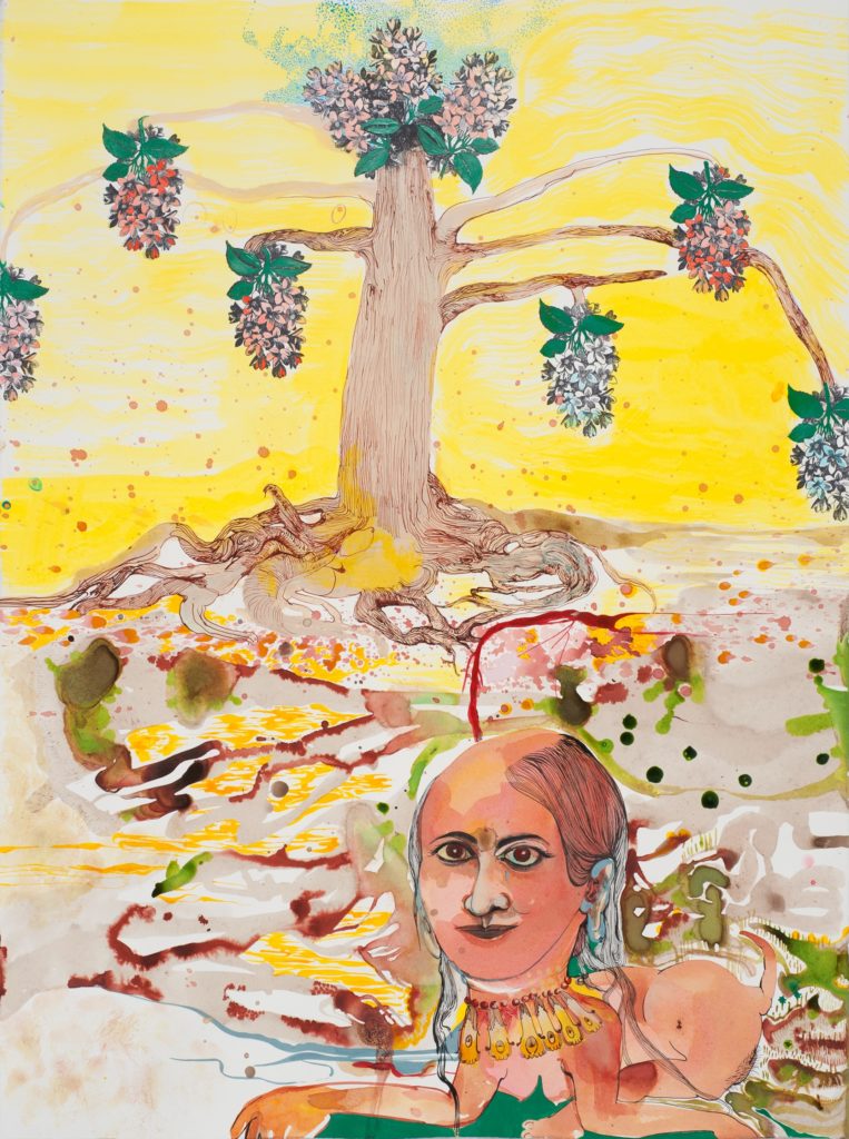 Rina Banerjee, <em>The tree flowered</em> (2012). Courtesy of Aicon Gallery.