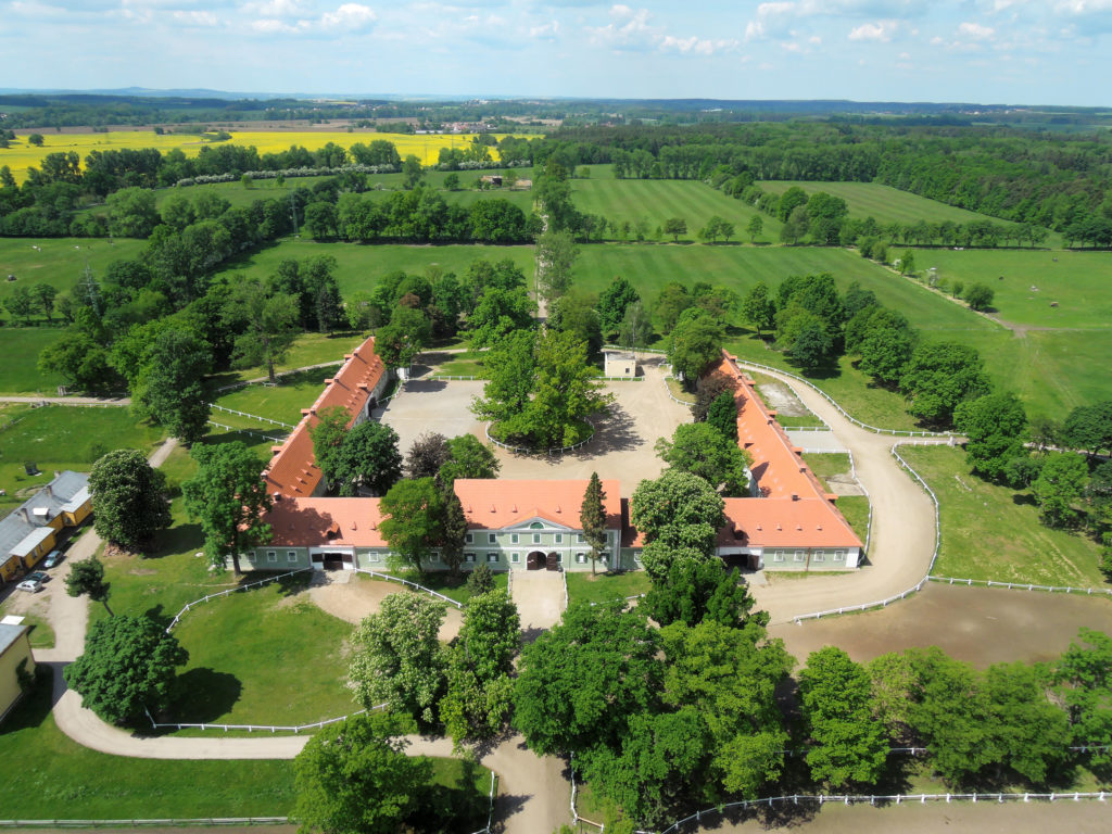 Landscape for Breeding and Training of Ceremonial Carriage Horses at Kladruby nad Labem, Czechia. Photo by Jiří Podrazil, ©National Stud Farm at Kladruby nad Labem, s.p.o., courtesy of UNESCO.