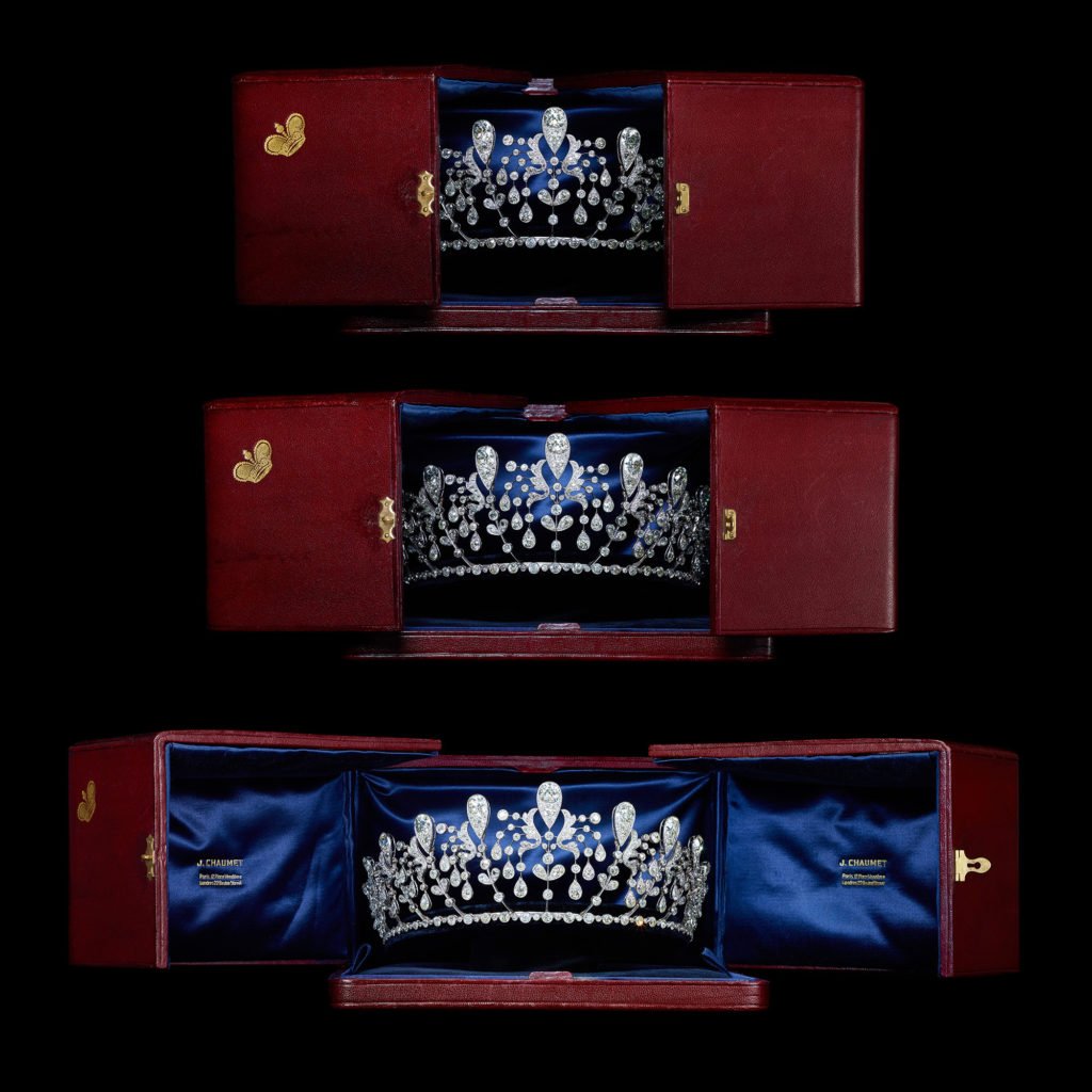 A tiara that once belonged to Princess Hedwige of Bourbon-Parma. Photo courtesy Chaumet.