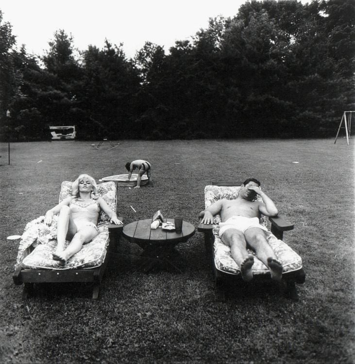 Diane Arbus, A Family on Their Lawn One Sunday in Westchester, New York (1968). Courtesy of Huxley Parlour. 
