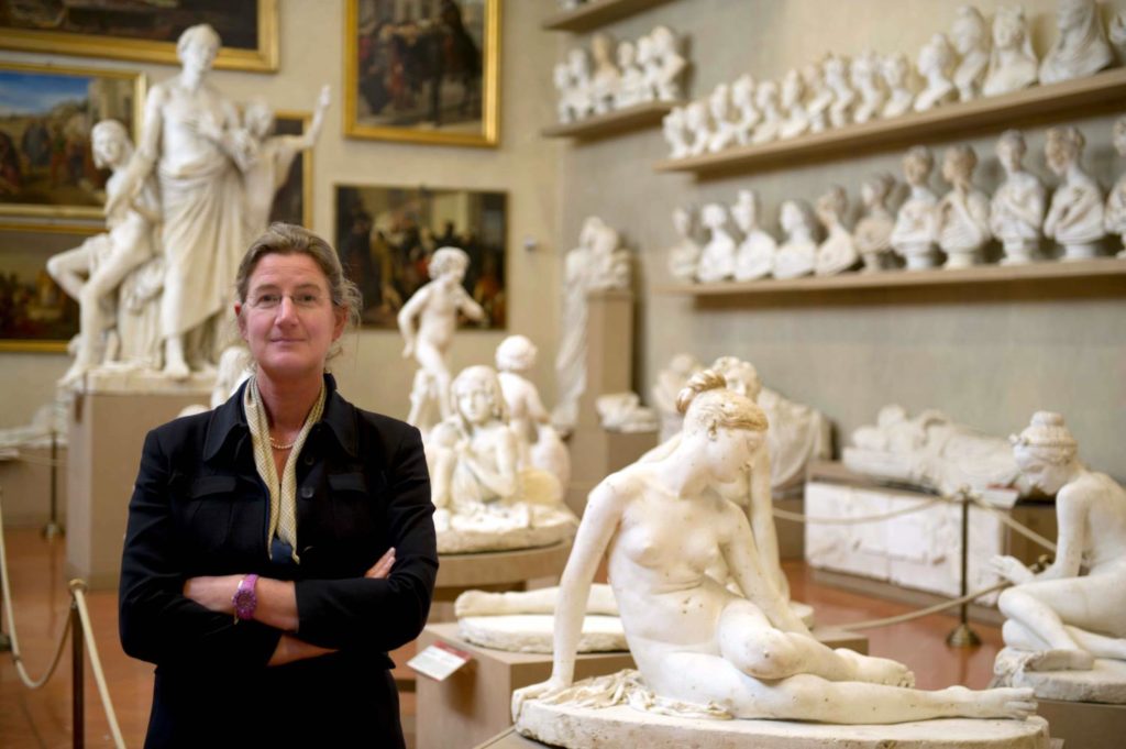 Cecilie Hollberg, the German director of the Galleria Dell'Accademia in Florence. Photo by Sergio Garbari, courtesy of the Galleria Dell'Accademia, Florence.