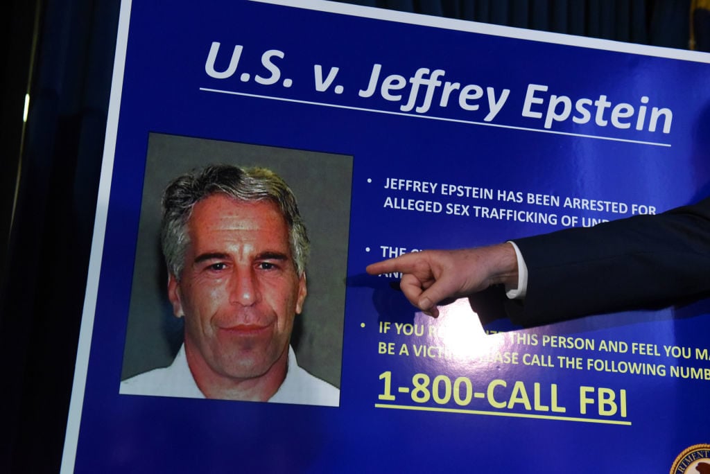 US Attorney for the Southern District of New York Geoffrey Berman announces charges against Jeffery Epstein. Photo by Stephanie Keith/Getty Images.