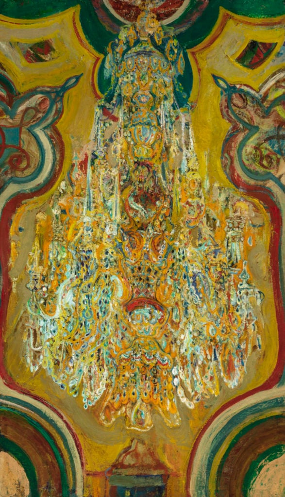 Hyman Bloom, <em>Chandelier No. 2</em> ( 1945). Photo ©Museum of Fine Arts, Boston, gift of the Bloom family in memory of Joan and Barry Bloom.©Stella Bloom Trust