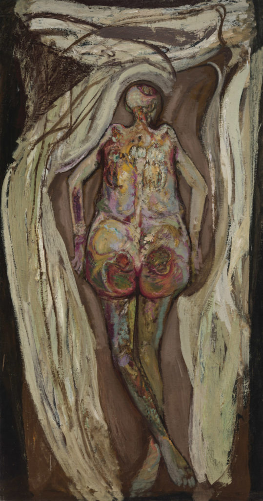 Hyman Bloom, <em>Female Corpse, Back View</em> ( 1947). Photo ©Museum of Fine Arts, Boston, gift of William H. and Saundra B. Lane and Museum purchase.
