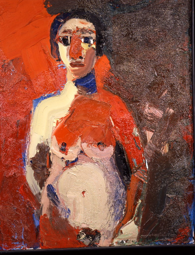 Joan Brown, <em>Girl Standing</eM> from the collection of the di Rosa Collection Center for Contemporary Art in Napa, California. Courtesy of the di Rosa Collection Center for Contemporary Art in Napa, California.