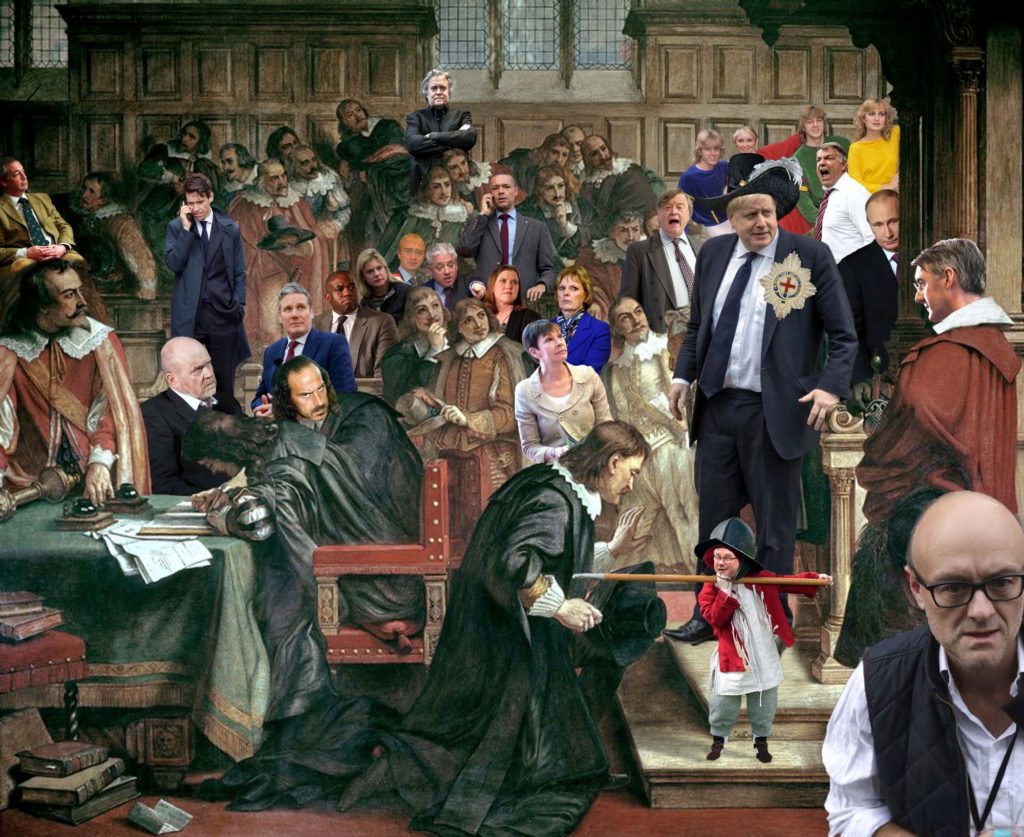 Cold War Steve's take on Boris Johnson's Prorogation of Parliament. Copyright the artist.