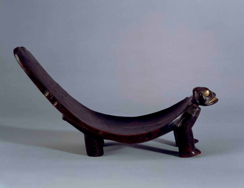Taíno riutal seat. ©Trustees of the British Museum.