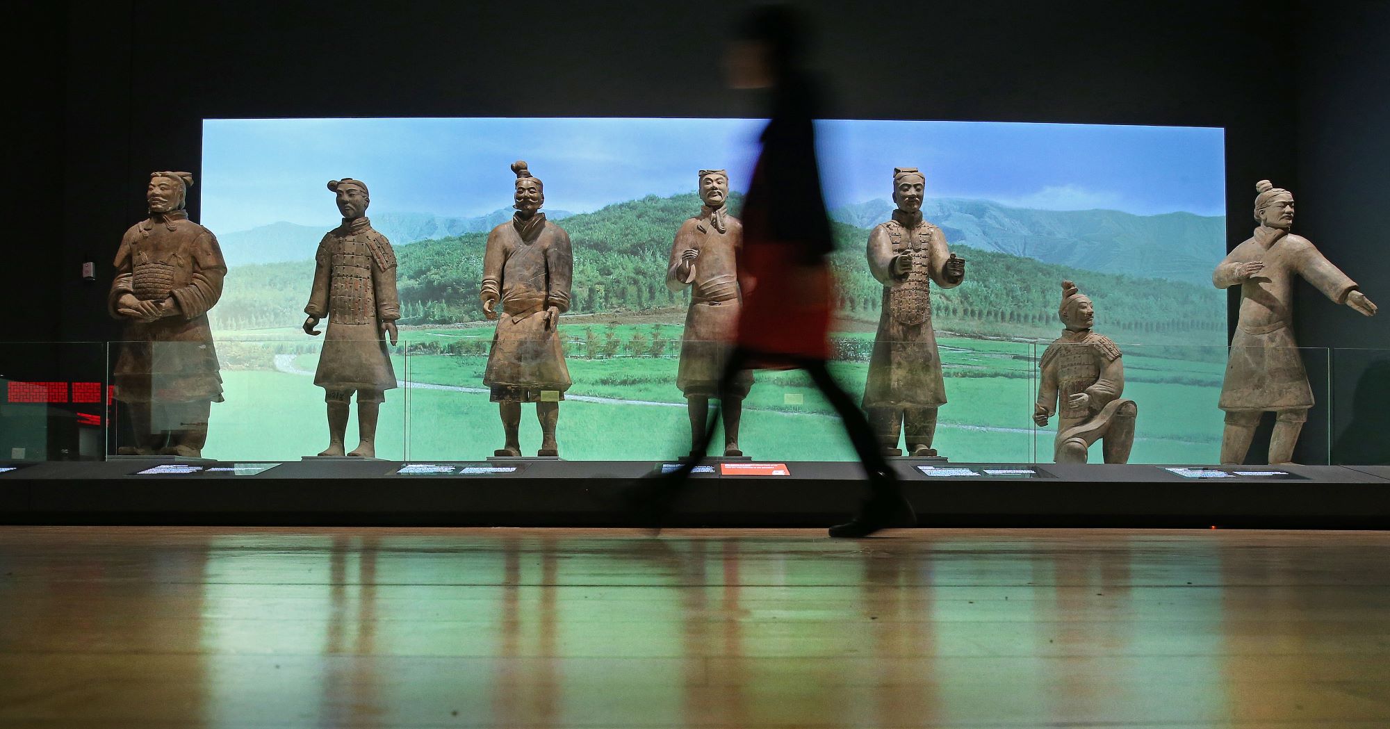 Terracotta Warriors at the World Museum Liverpool. Photo copyright Gareth Jones, courtesy of NML.