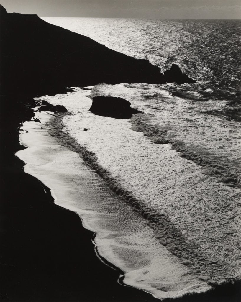 Brett Weston Big Sur Coast (1967). Courtesy of Seagrave Gallery. 