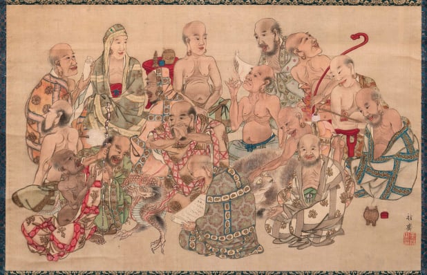 A Japanese Buddhist artwork. Photo courtesy of the Newark Museum.