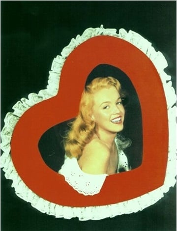 Bruno (Bernard of Hollywood) Bernard, Marilyn Monroe, chocolate advertisement (1946). Courtesy of in focus Galerie.