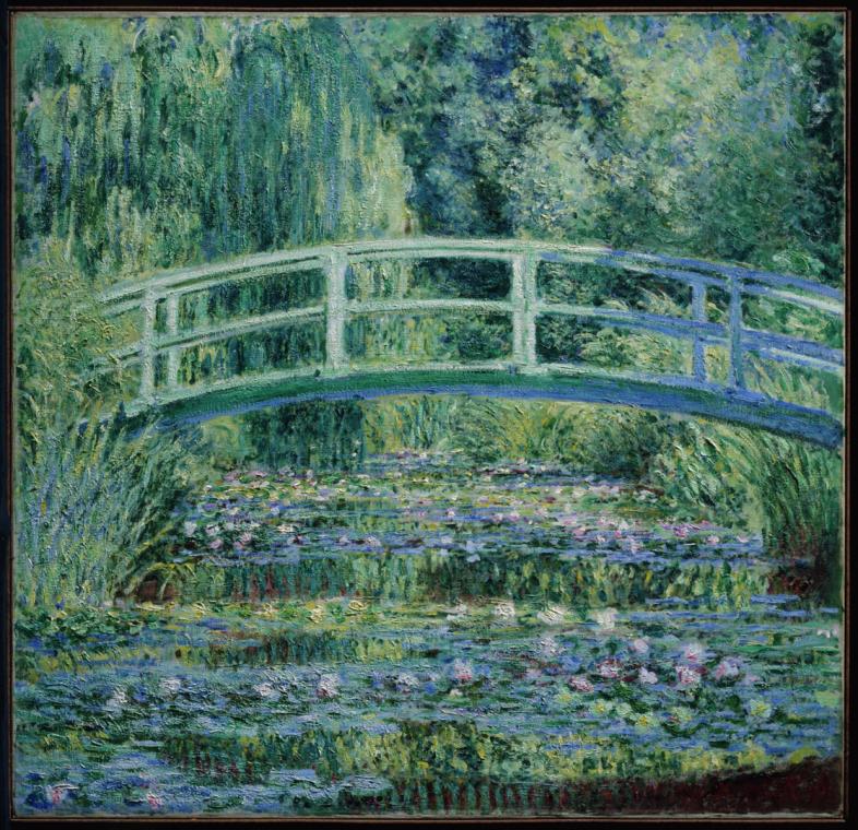 Claude Monet, <em>Waterlilies and Japanese Bridge</em> (1899). Courtesy of the Denver Art Museum. 
